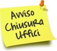Chiusura estiva uffici comunali